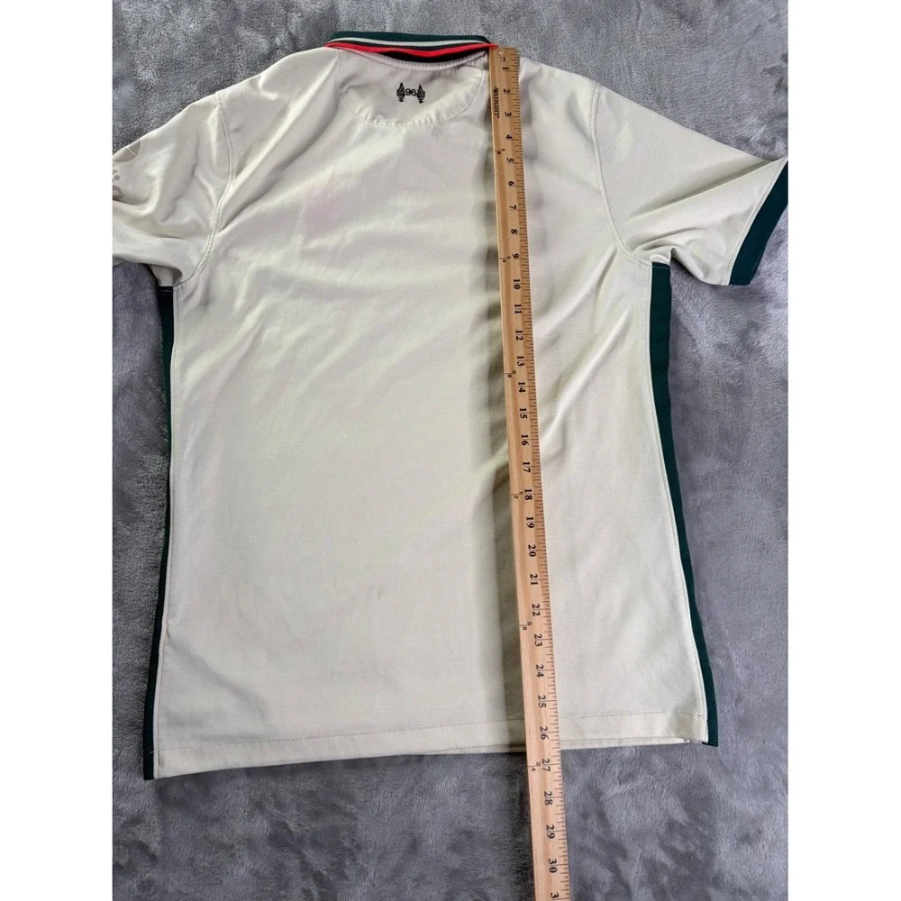 Nike Standard Chartered Soccer Liverpool FC 2021-22 Away Jersey Mens M Off-white